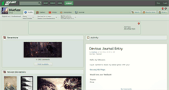 Desktop Screenshot of bluefuze.deviantart.com