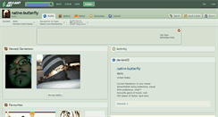 Desktop Screenshot of native-butterfly.deviantart.com