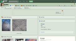 Desktop Screenshot of bludart.deviantart.com