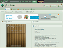 Tablet Screenshot of lost--in--thought.deviantart.com