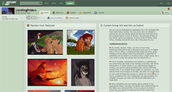 Desktop Screenshot of lionkingpride.deviantart.com