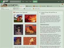 Tablet Screenshot of lionkingpride.deviantart.com