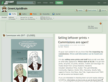 Tablet Screenshot of greenliquidbrain.deviantart.com