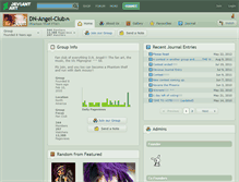 Tablet Screenshot of dn-angel-club.deviantart.com