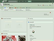 Tablet Screenshot of feliks-kun.deviantart.com