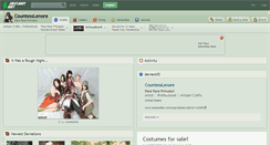 Desktop Screenshot of countesslenore.deviantart.com