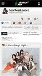 Mobile Screenshot of countesslenore.deviantart.com