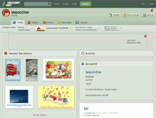 Tablet Screenshot of lasponchas.deviantart.com