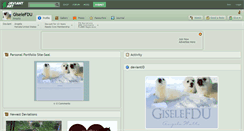 Desktop Screenshot of giselefdu.deviantart.com
