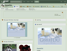 Tablet Screenshot of giselefdu.deviantart.com