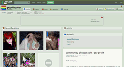 Desktop Screenshot of gaypridepower.deviantart.com