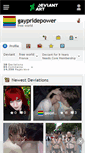 Mobile Screenshot of gaypridepower.deviantart.com