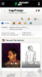 Mobile Screenshot of kagefutago.deviantart.com