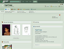 Tablet Screenshot of kagefutago.deviantart.com