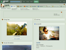Tablet Screenshot of lauri6.deviantart.com