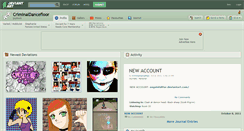 Desktop Screenshot of criminaldancefloor.deviantart.com