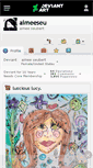 Mobile Screenshot of aimeeseu.deviantart.com