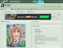 Tablet Screenshot of aimeeseu.deviantart.com