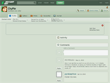 Tablet Screenshot of chypie.deviantart.com