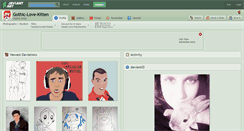 Desktop Screenshot of gothic-love-kitten.deviantart.com