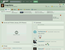 Tablet Screenshot of dragonreine.deviantart.com