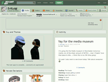 Tablet Screenshot of evilluigi.deviantart.com
