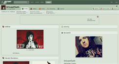 Desktop Screenshot of drsweettooth.deviantart.com