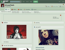 Tablet Screenshot of drsweettooth.deviantart.com
