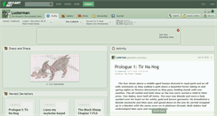 Desktop Screenshot of lusterman.deviantart.com