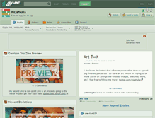 Tablet Screenshot of mlahulia.deviantart.com