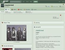 Tablet Screenshot of chained-time.deviantart.com