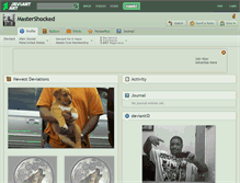 Tablet Screenshot of mastershocked.deviantart.com