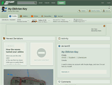 Tablet Screenshot of my-oblivion-key.deviantart.com