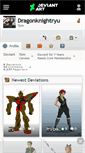 Mobile Screenshot of dragonknightryu.deviantart.com