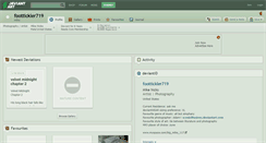 Desktop Screenshot of foottickler719.deviantart.com