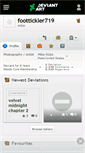 Mobile Screenshot of foottickler719.deviantart.com