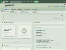 Tablet Screenshot of foottickler719.deviantart.com