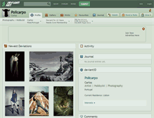 Tablet Screenshot of policarpo.deviantart.com