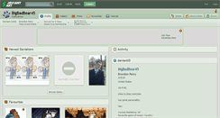 Desktop Screenshot of bigbadbear45.deviantart.com