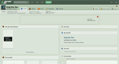 Desktop Screenshot of king-the-lion.deviantart.com