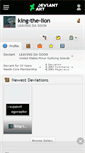 Mobile Screenshot of king-the-lion.deviantart.com