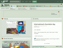 Tablet Screenshot of batysia.deviantart.com