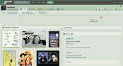 Desktop Screenshot of darkneel.deviantart.com