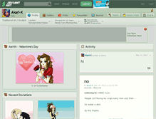 Tablet Screenshot of akari-k.deviantart.com