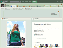 Tablet Screenshot of kiemsa.deviantart.com