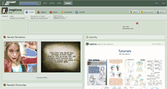 Desktop Screenshot of megalone.deviantart.com