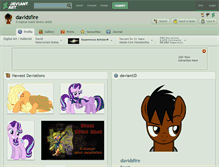 Tablet Screenshot of davidsfire.deviantart.com