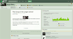 Desktop Screenshot of horror-fans.deviantart.com