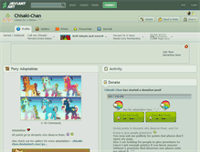 Tablet Screenshot of chisaki-chan.deviantart.com