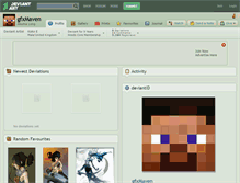 Tablet Screenshot of gfxmaven.deviantart.com